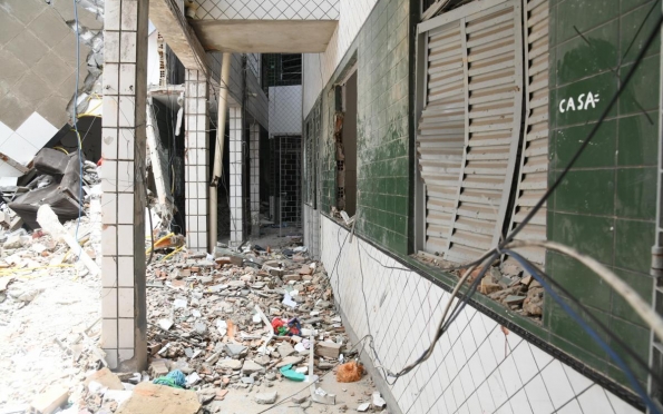  Demolição é realizada em residencial de Aracaju após desabamento – F5 News