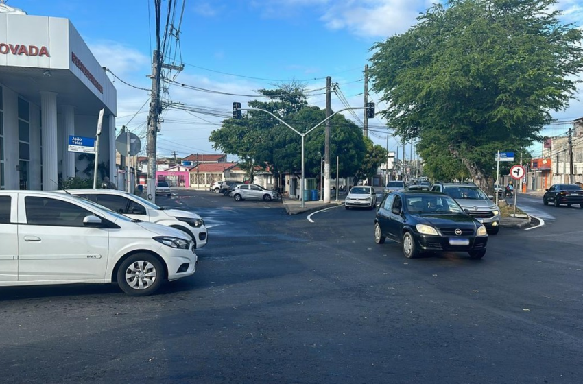  Novos semáforos são instalados em um dos cruzamentos mais movimentados de Aracaju – G1
