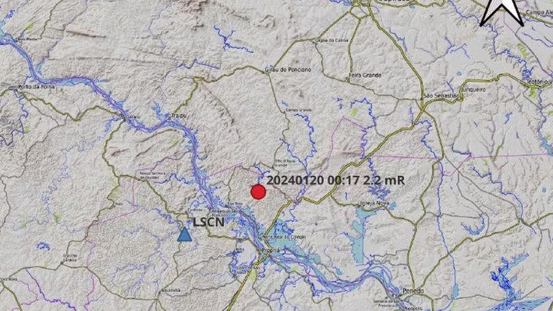  Novo tremor de terra é registrado no interior de Sergipe – A8SE.com