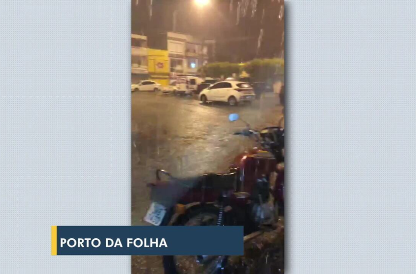  Cidades sergipanas registram fortes chuvas – G1