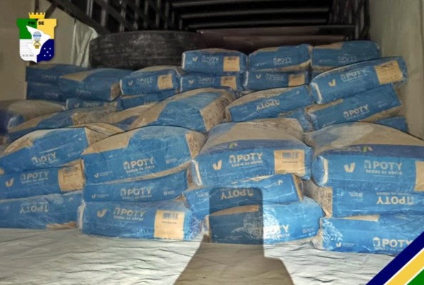 Polícia de Sergipe apreende 600 sacos de cimento – Destaque Noticias