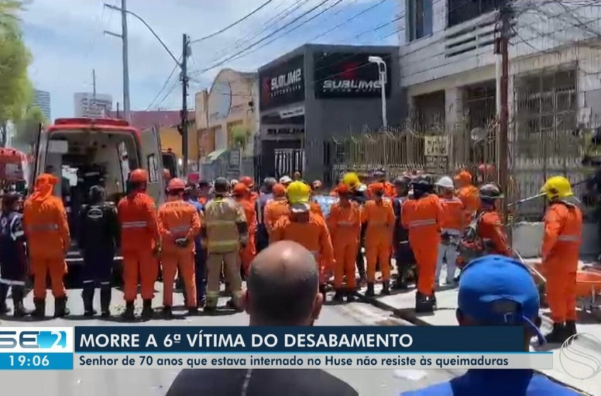  Morre sexta vítima de desabamento após explosão em residencial de Aracaju – G1
