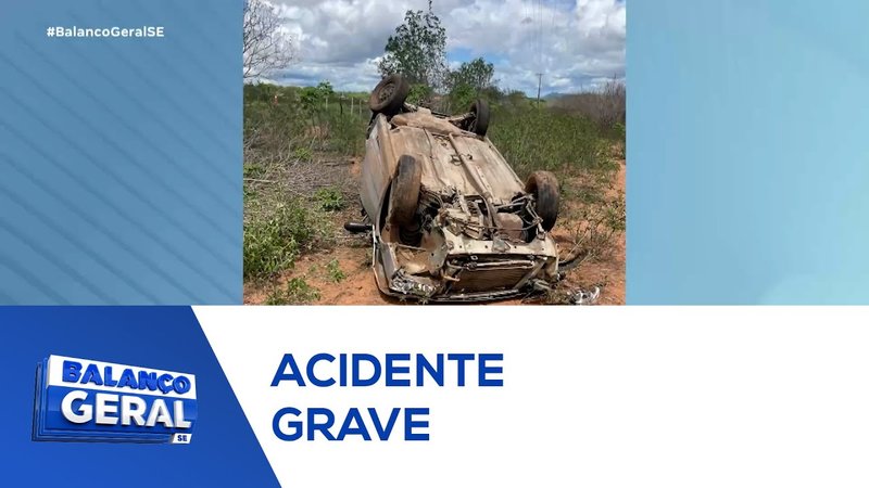  Uma pessoa morre após um veículo capotar na rodovia SE-230 em Canindé – A8SE.com