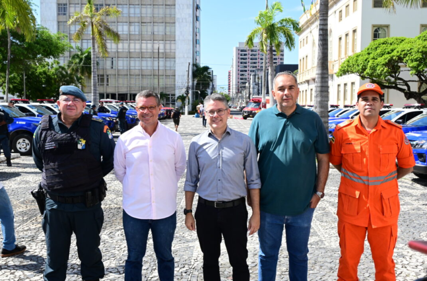  Senador Alessandro participa da entrega de equipamentos e viaturas às forças de segurança de Sergipe – O Caju