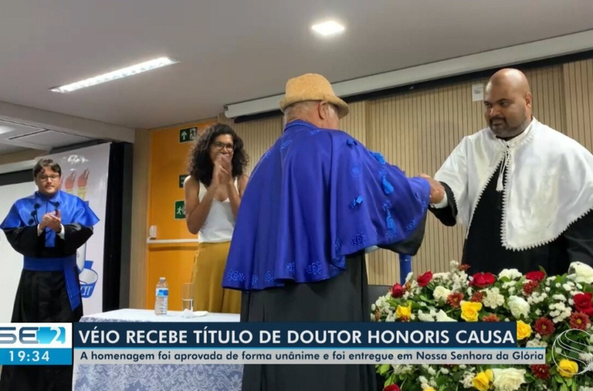  Artesão Véio recebe título de Doutor Honoris Causa da UFS – G1