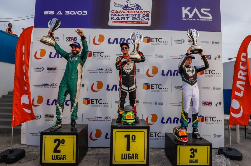  Sergipano Guilherme Figueiredo celebra título do Campeonato do Nordeste de Kart – Globo.com