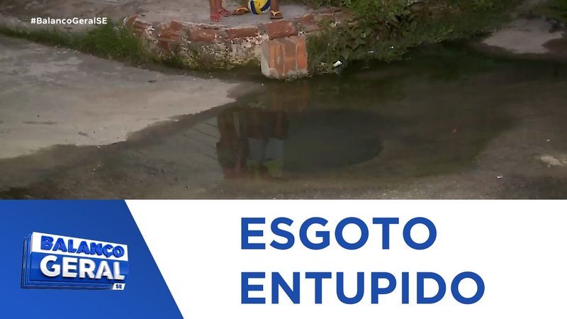  Rede de esgoto entupida no bairro Coqueiral em Aracaju – A8SE.com
