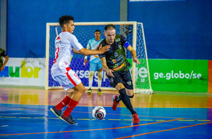  Simão Dias vence, mantém 100% de aproveitamento e se garante nas semis da Supercopa TV Sergipe de Futsal – Globo
