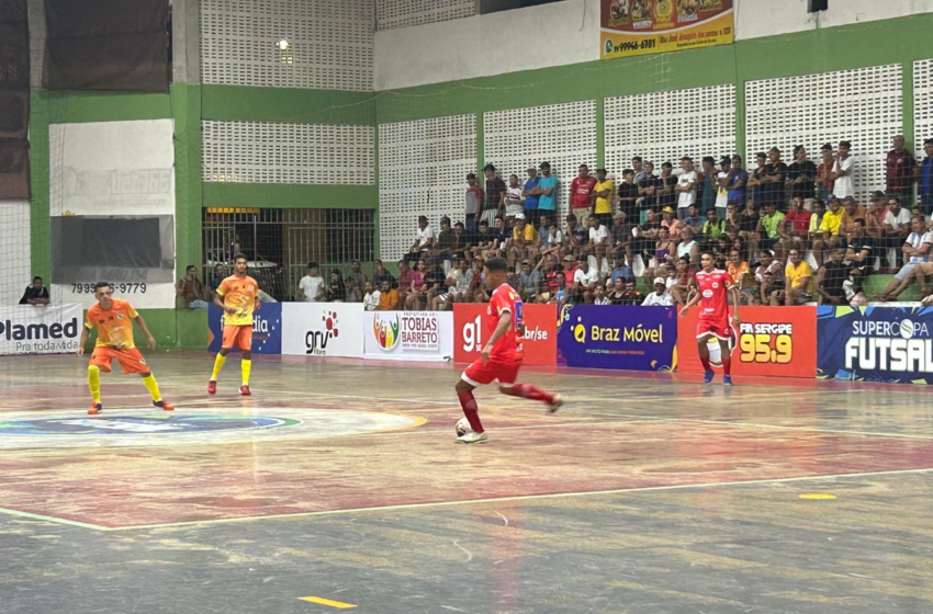  Tobias Barreto e Pinhão empatam em duelo pela Supercopa TV Sergipe de Futsal – Globo