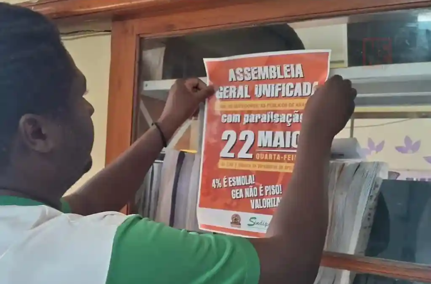  Paralisação dos professores estaduais e servidores de Aracaju › NE Notícias – NE Notícias