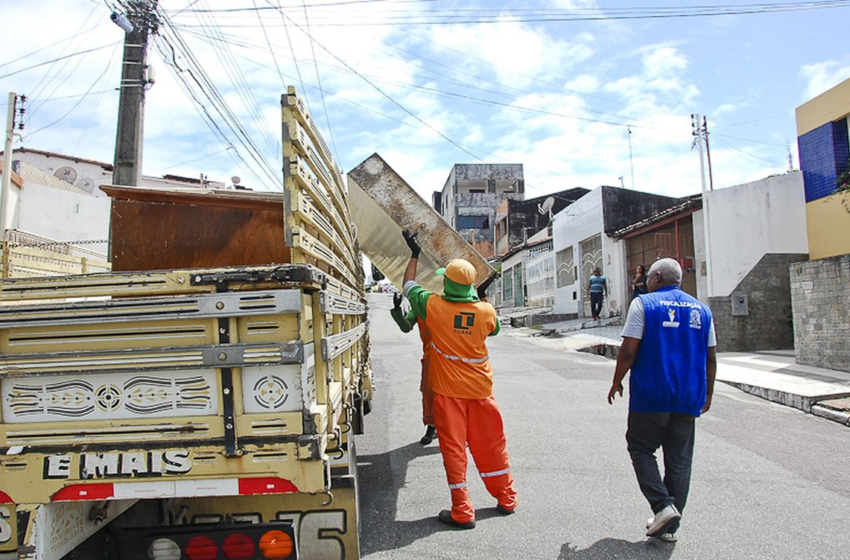  Serviço gratuito de coleta de material sem serventia é realizado em Aracaju – G1