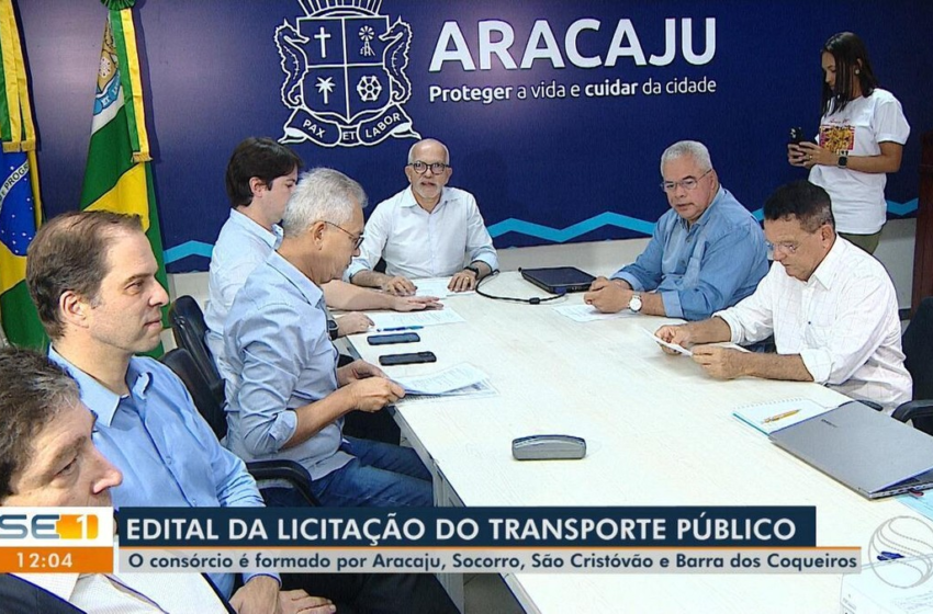  Edital de licitação do Transporte Público da Grande Aracaju será aberto no próximo dia 15 – G1