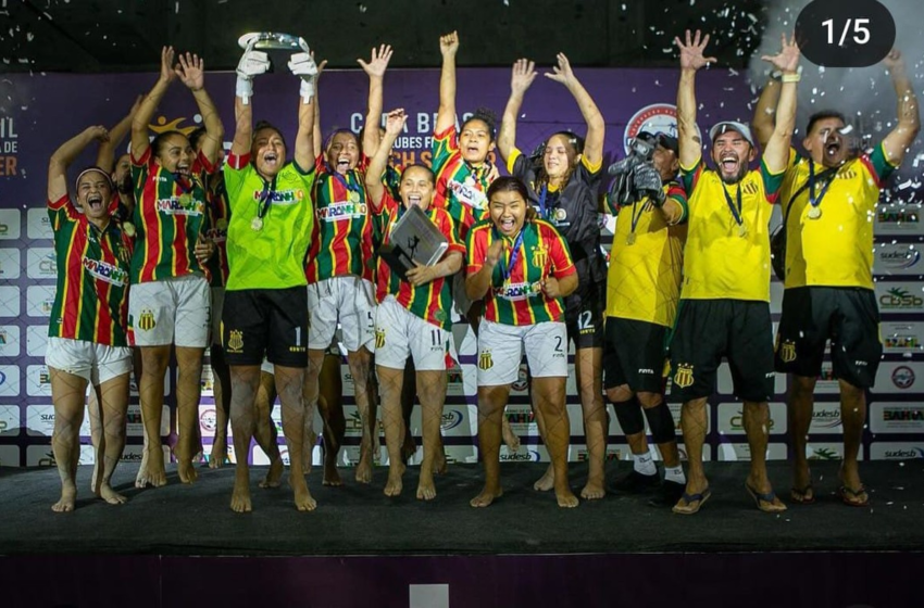  Sampaio goleia Confiança e é campeão da Copa do Brasil de Futebol de Areia Feminino – Globo